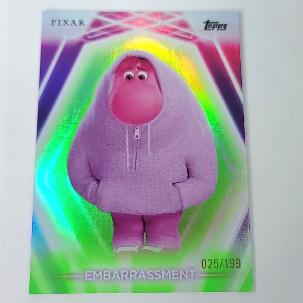 Embarrassment Topps 2026 Disney Neon Holo Parallel Refractor Limited 025/199